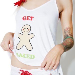 • get baked wildfox intimates waffle knit tank •